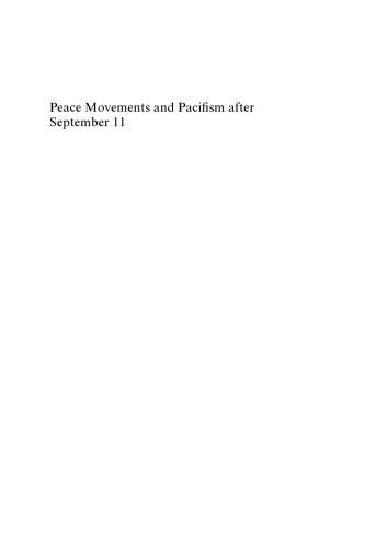 Peace Movements and Pacifism After September 11