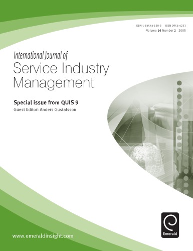 International Journal of Service Industry Management, Volume 16, Number 2, 2005