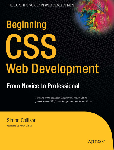 Beginning CSS Web Development: From Novice to Professional