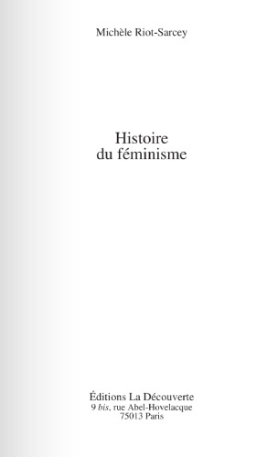 Histoire du féminisme