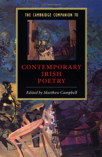 The Cambridge Companion to Contemporary Irish Poetry (Cambridge Companions to Literature)