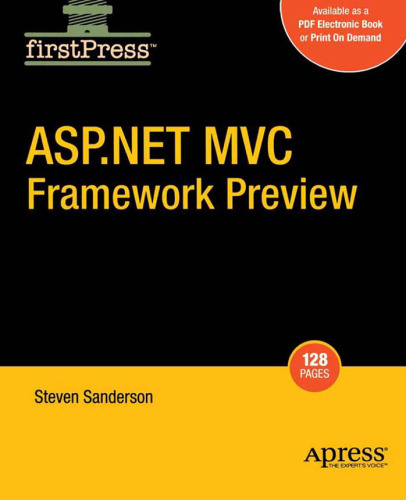 ASP.NET MVC Framework Preview (Firstpress)