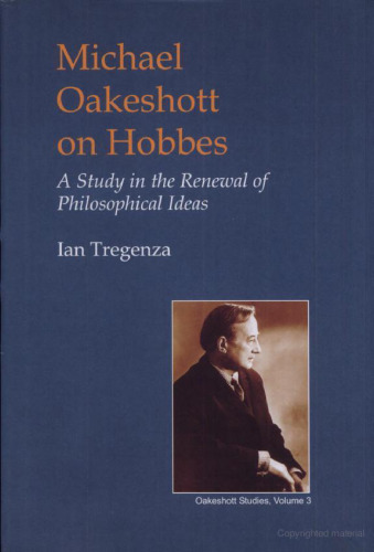 Michael Oakeshott on Hobbes: A Study in the Renewal of Philosophical Ideas