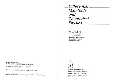 Differential manifolds and theoretical physics, Volume 116