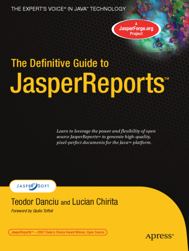 The Definitive Guide to JasperReports™