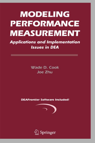 Modeling Performance Measurement: Applications and Implementation Issues in DEA