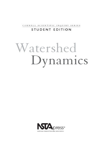 Watershed Dynamics (Cornell Scientific Inquiry Series)