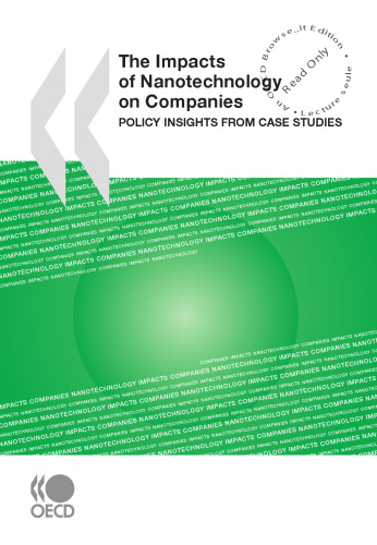 The Impacts of Nanotechnology on Companies: Policy Insights from Case Studies