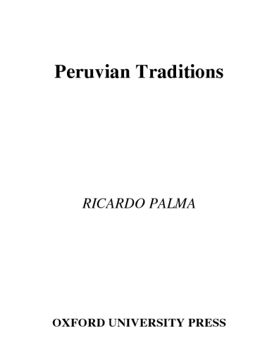 Peruvian Traditions (Library of Latin America Series)