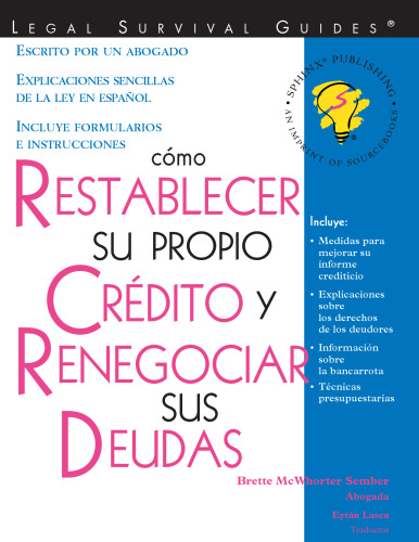 Como Restablecer su Propio Credito y Renegociar Sus Deudas