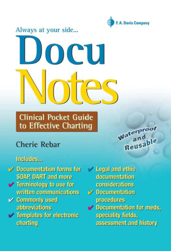 DocuNotes - Clinical Pocket Guide to Effective Charting