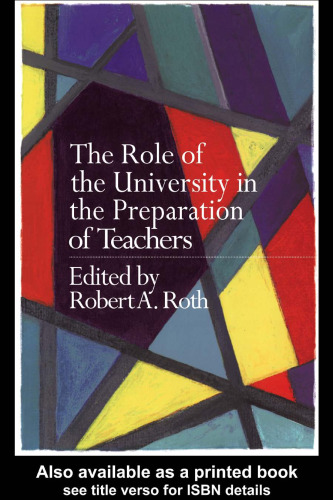 Role of the University in the Preparation of Teachers