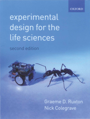 Experimental Design for the Life Sciences