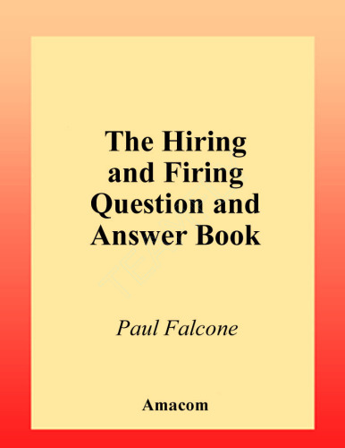 The hiring and firing question and answer book