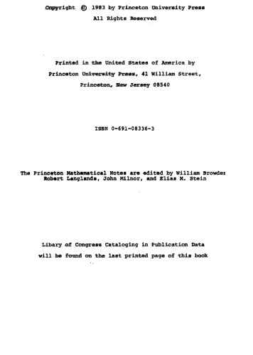 Formal Knot Theory (Mathematical Notes, No. 30)