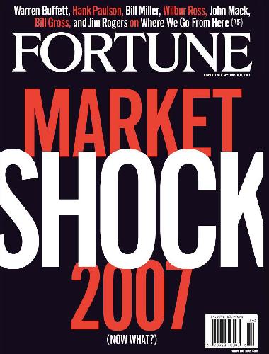 Fortune Market Shock (September 3, 2007)