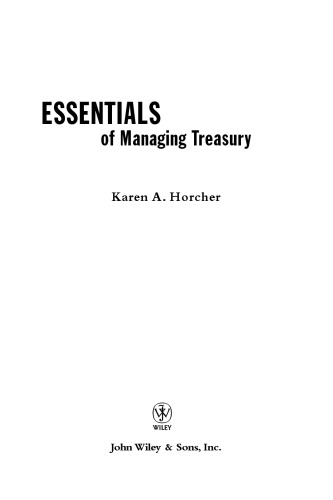 Essentials of Managing Treasury (Essentials Series)