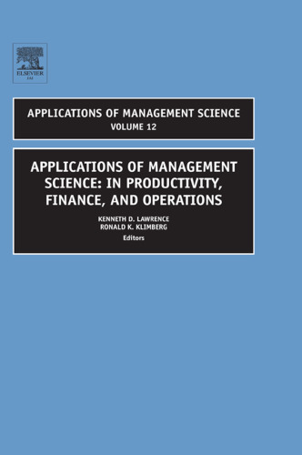 Applications of Management Science