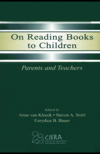 On Reading Books to Children: Parents and Teachers (Center for Improvement of Early Reading)