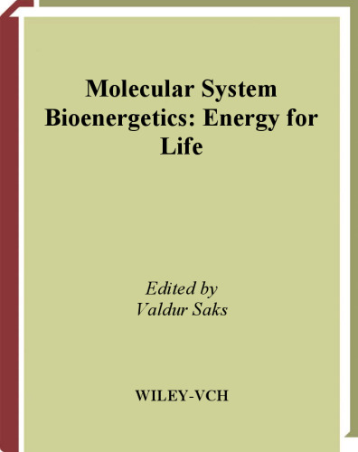 Molecular System Bioenergetics: Energy for Life