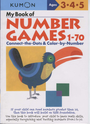 My Book Of Number Games 1-70 (Kumon Workbooks)