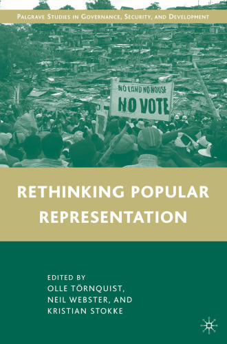 Rethinking Popular Representation (Palgrave Studies in Governance, Security and Development)