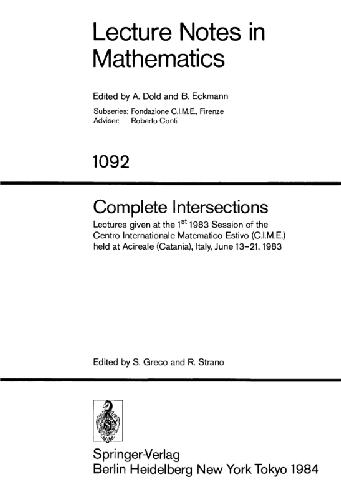 Complete Intersections