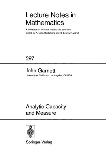 Analytic capacity and measure