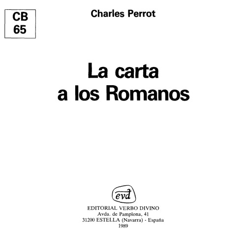 La Carta a los Romanos