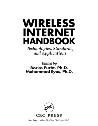 Wireless Internet Handbook: Technologies, Standards, and Applications