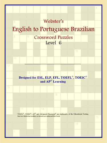 Webster's English to Portuguese Brazilian Crossword Puzzles: Level 6