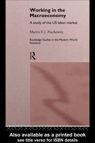 Working in the Macroeconomy: A Study of the US Labor Market (Routledge Studies in the Modern World Economy, 8)