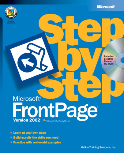 Microsoft® FrontPage® Version 2002 Step by Step (Cpg Step By Step)