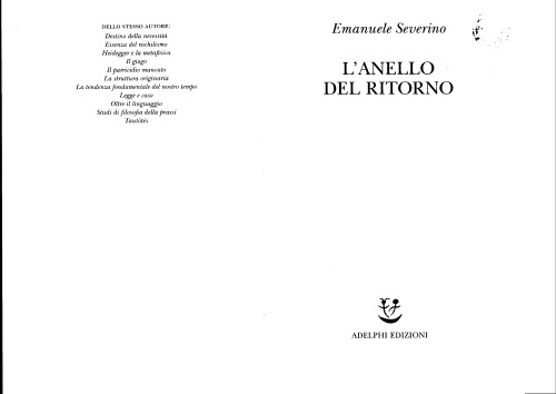 L'anello del ritorno