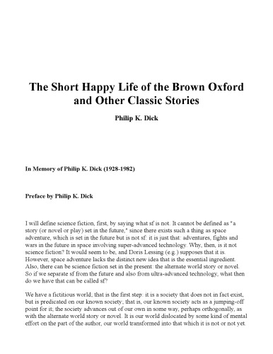 The Short Happy Life of the Brown Oxford: And Other Classic Stories (Citadel Twilight)