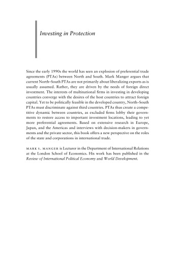 Investing in Protection: The Politics of Preferential Trade Agreements between North and South