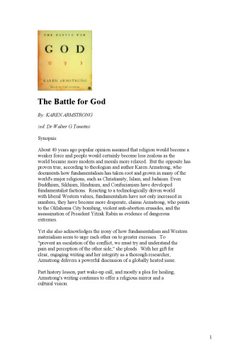 The Battle for God