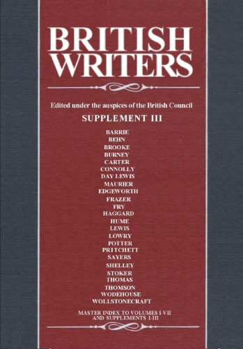 BRITISH WRITERS, Supplement III