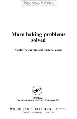 More Baking Problems Solved (Woodhead Publishing in Food Science, Technology and Nutrition)