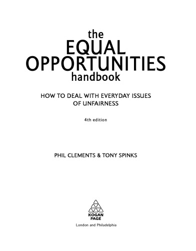 Equal Opportunities Handbook: How to Deal with Everyday Issues of Unfairness