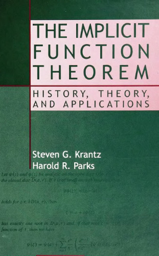 Implicit Function Theorem: History, Theory, and Applications