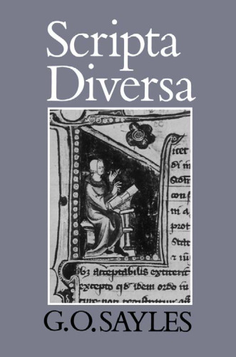 Scripta Diversa (History Series)