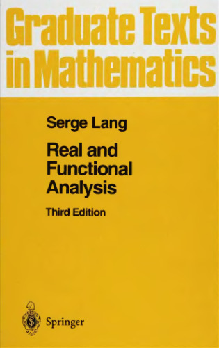 Real and Functional Analysis