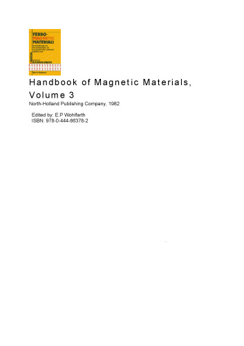 Handbook of Magnetic Materials Volume 3