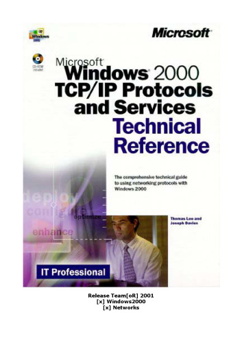 Microsoft Windows 2000 TCP/IP Protocols and Services: Technical Reference with CD-ROM