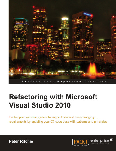 Refactoring with Microsoft Visual Studio 2010