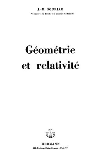 Géométrie et relativité