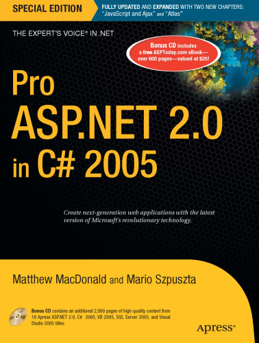 Pro ASP.NET 2.0 in C# 2005