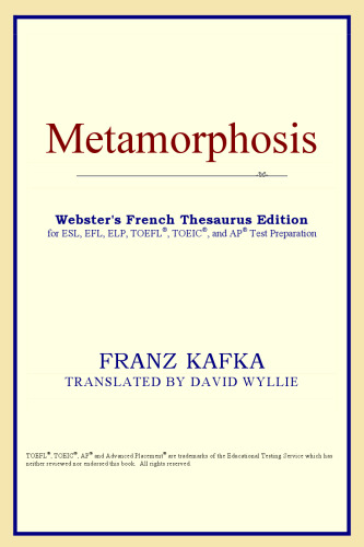 Metamorphosis (Webster's French Thesaurus Edition)