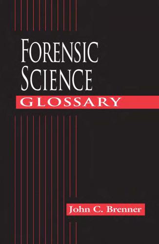 Forensic Science Glossary